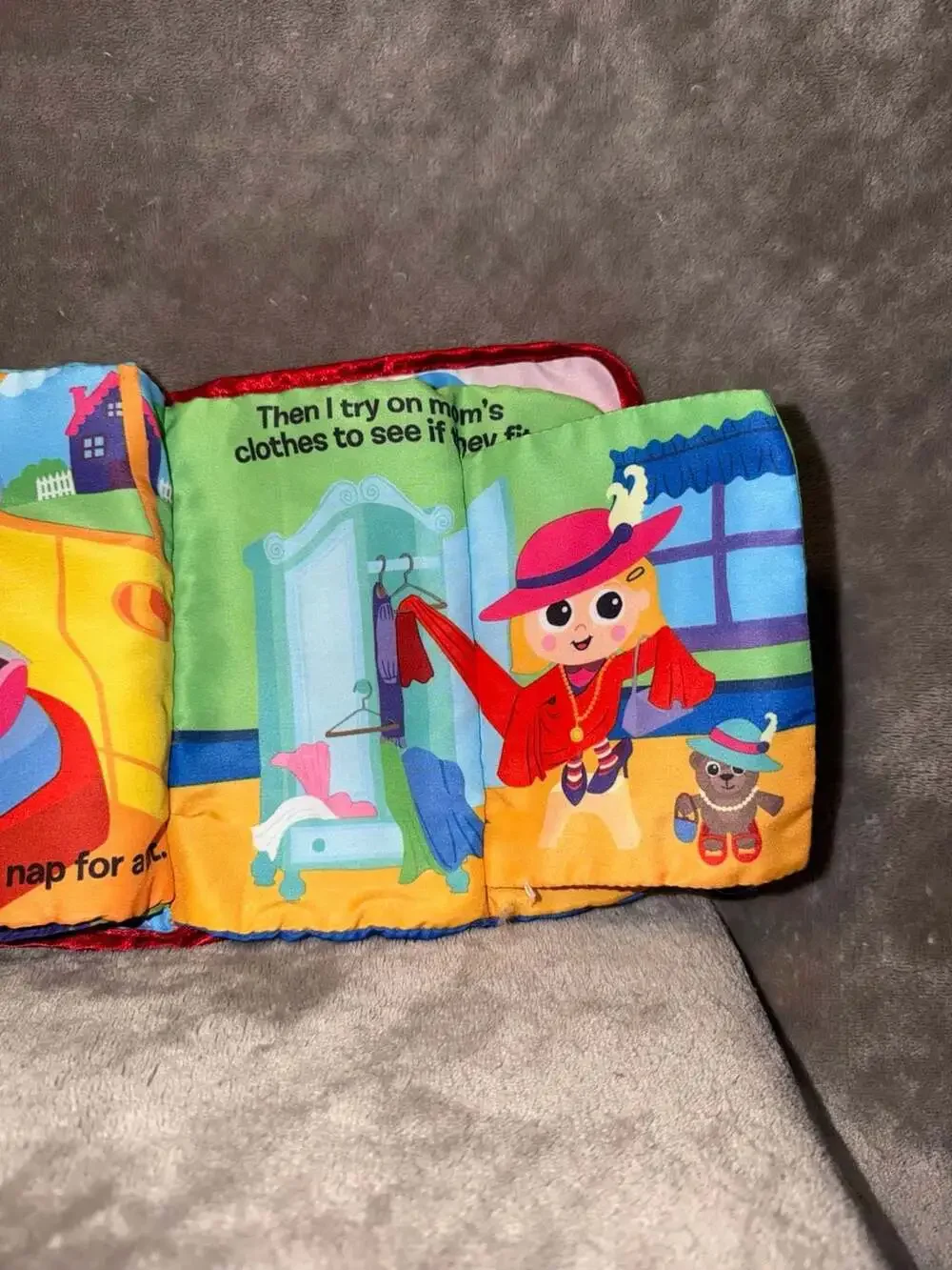 Lamaze Emily's Day Soft Cloth Baby Book